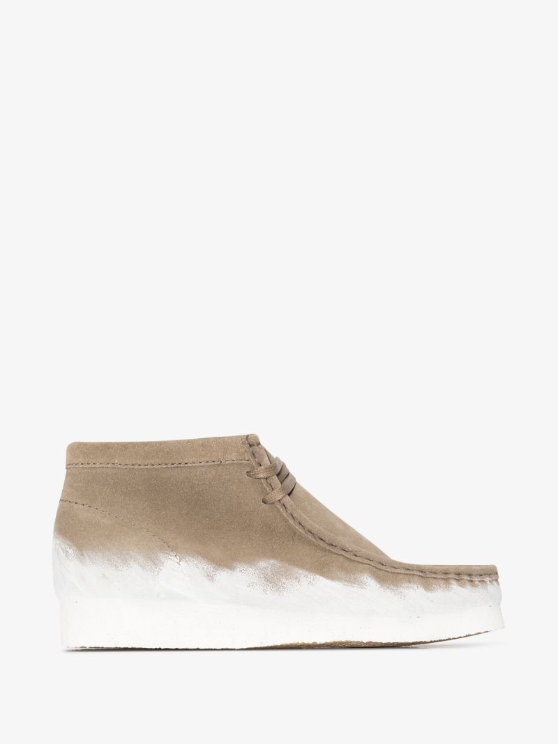 Neutral Wallabee Suede Boots