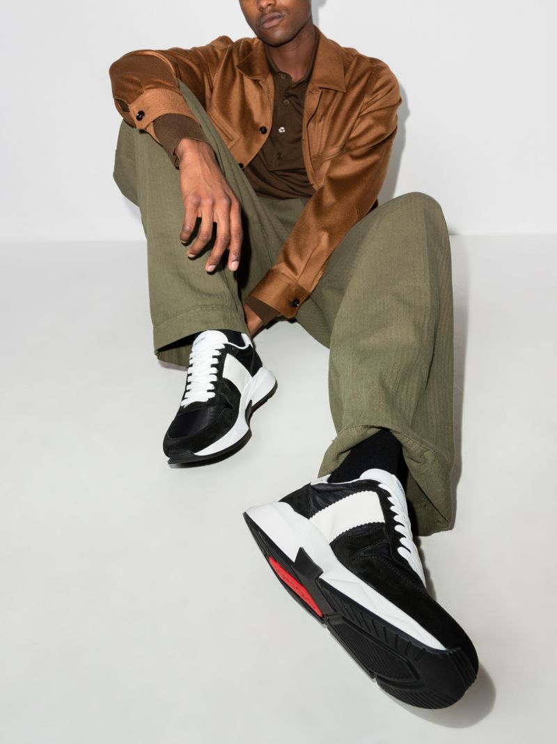 Black Jagga Suede Sneakers