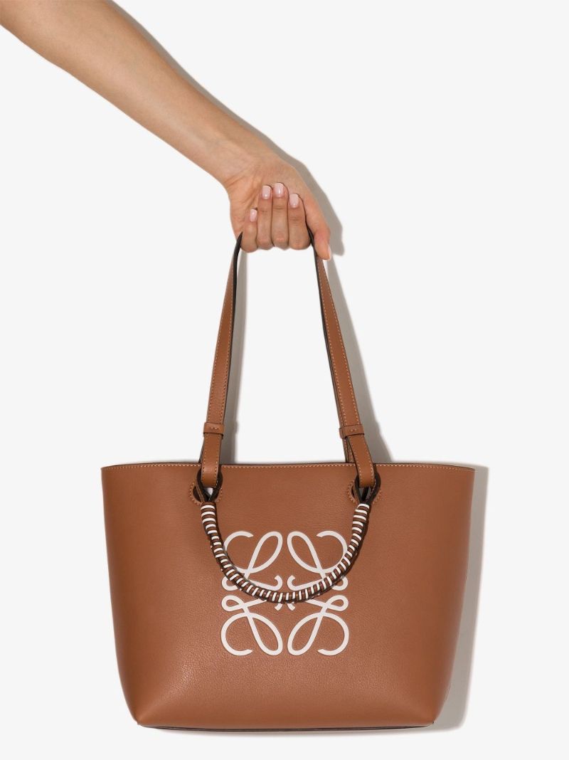 Anagram Leather Tote Bag
