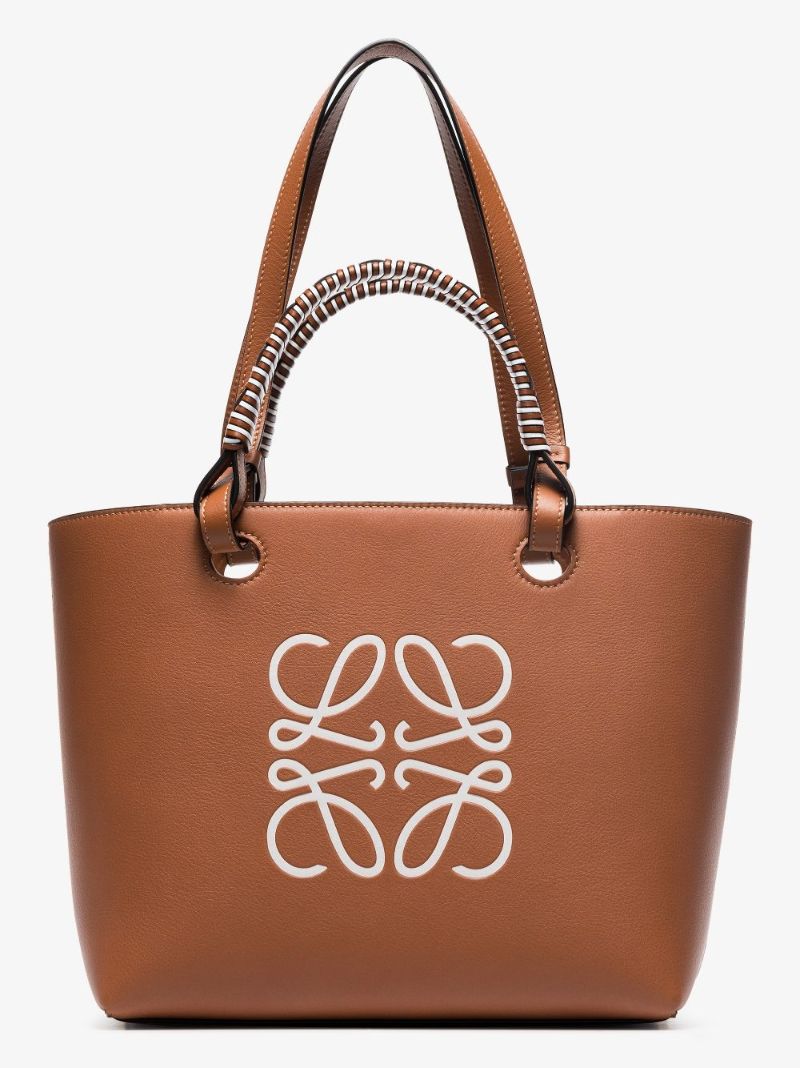 Anagram Leather Tote Bag