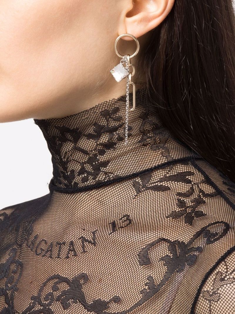 24k Gold Plated Paloma Chain Link Earrings