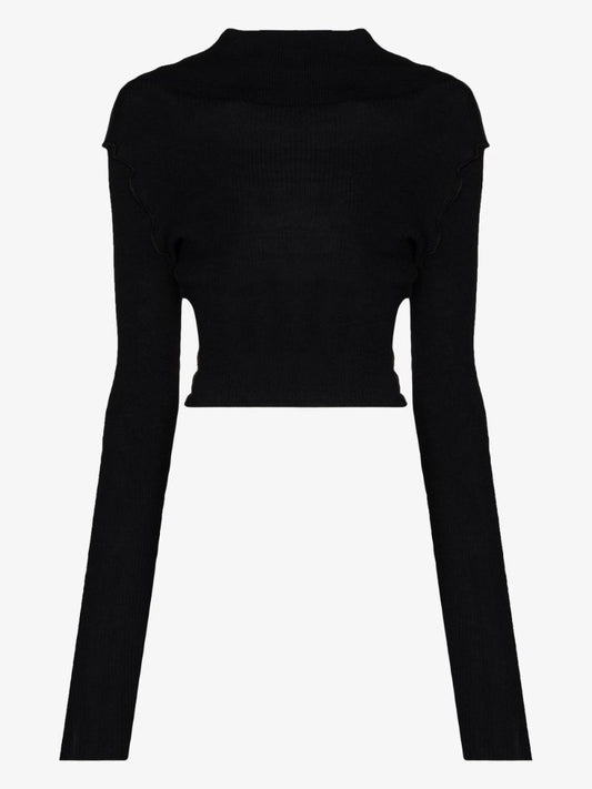 Exposed Seam Transformable Sweater