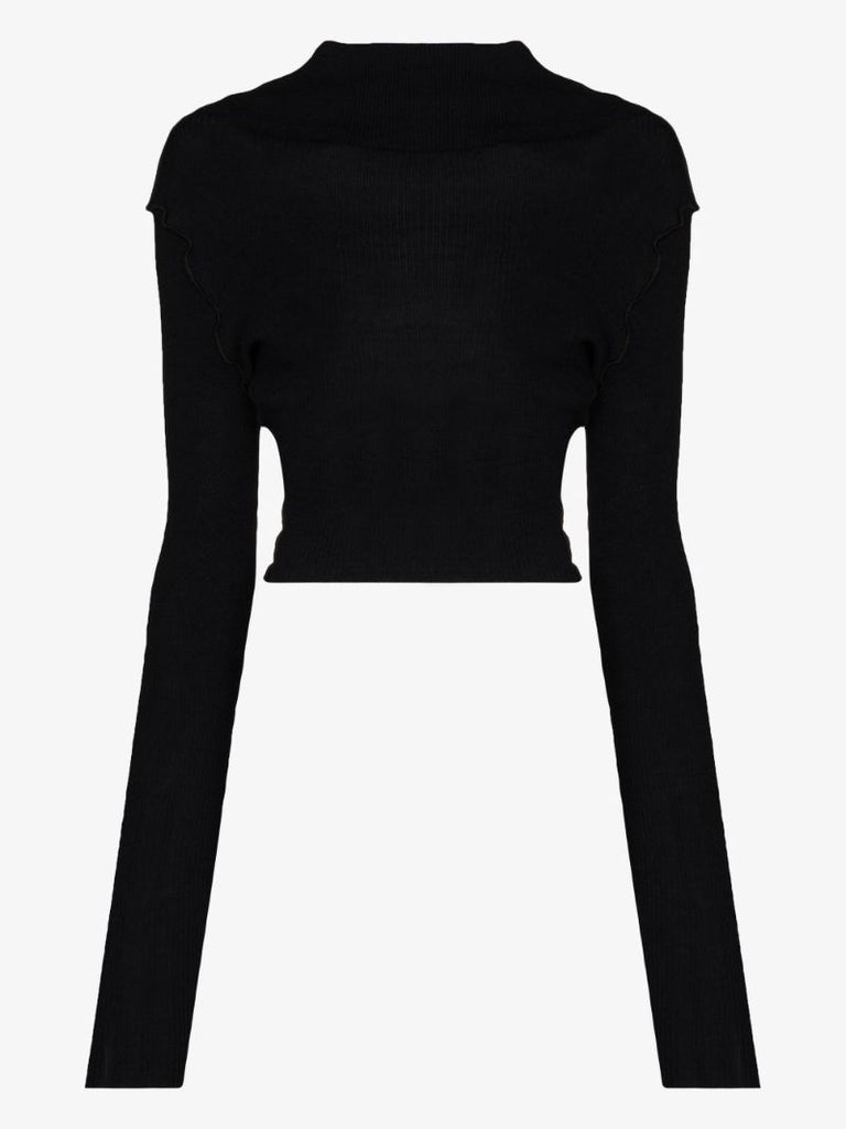Exposed Seam Transformable Sweater