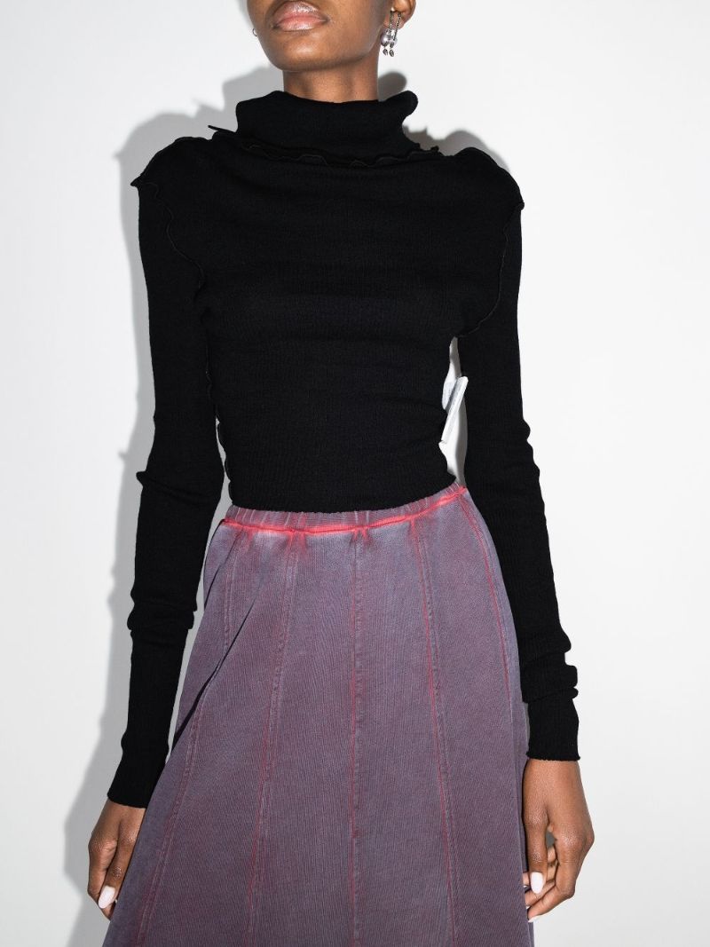 Exposed Seam Transformable Sweater