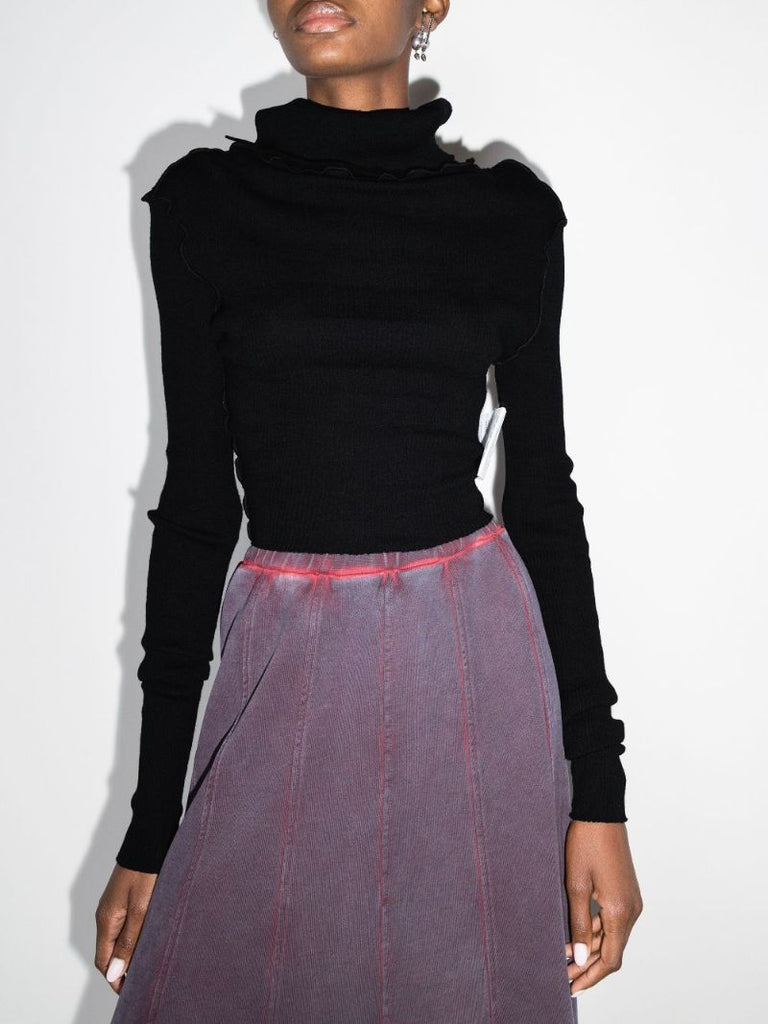 Exposed Seam Transformable Sweater