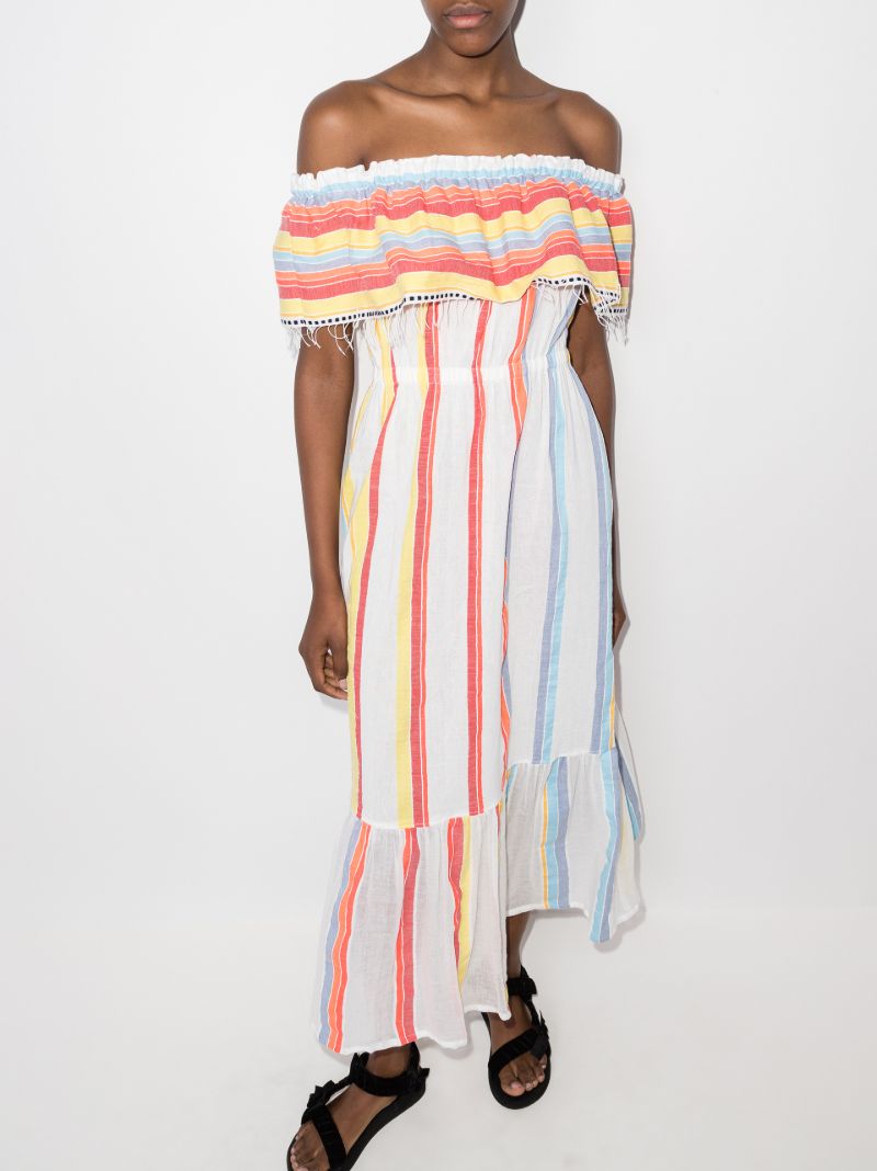 Mokati Stripe Cotton Dress