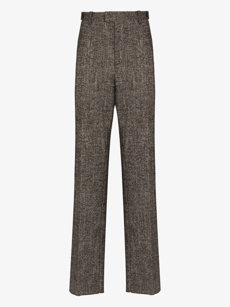 Donegal Chevron Tailored Trousers
