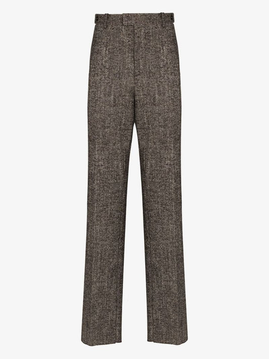 Donegal Chevron Tailored Trousers