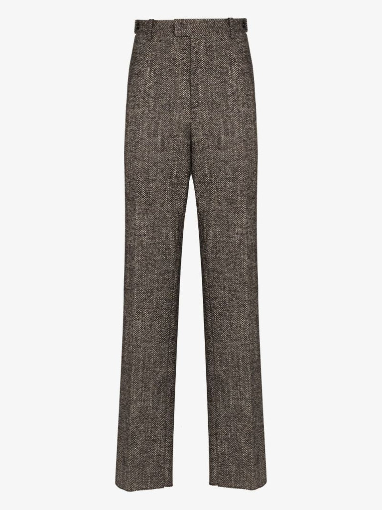 Donegal Chevron Tailored Trousers