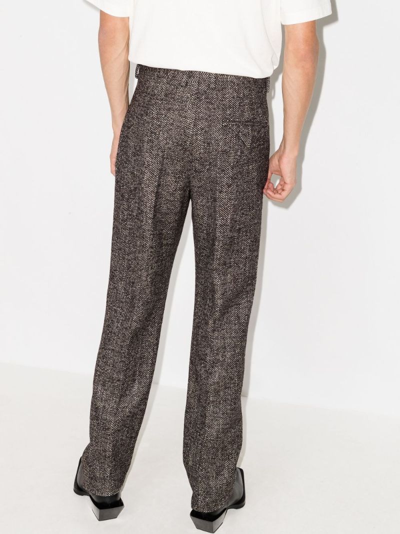 Donegal Chevron Tailored Trousers
