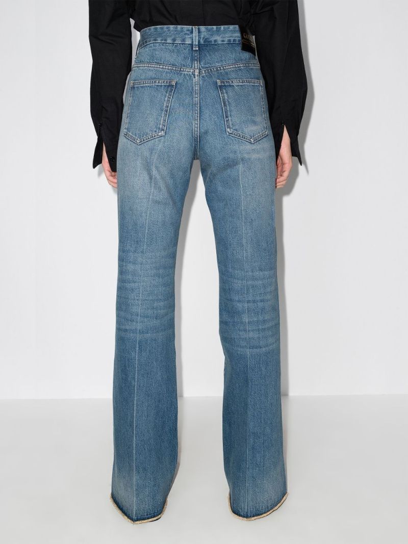 Flared Wide Leg Jeans