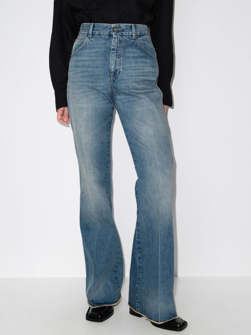 Flared Wide Leg Jeans