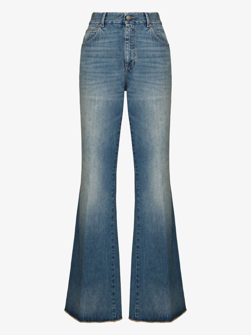 Flared Wide Leg Jeans