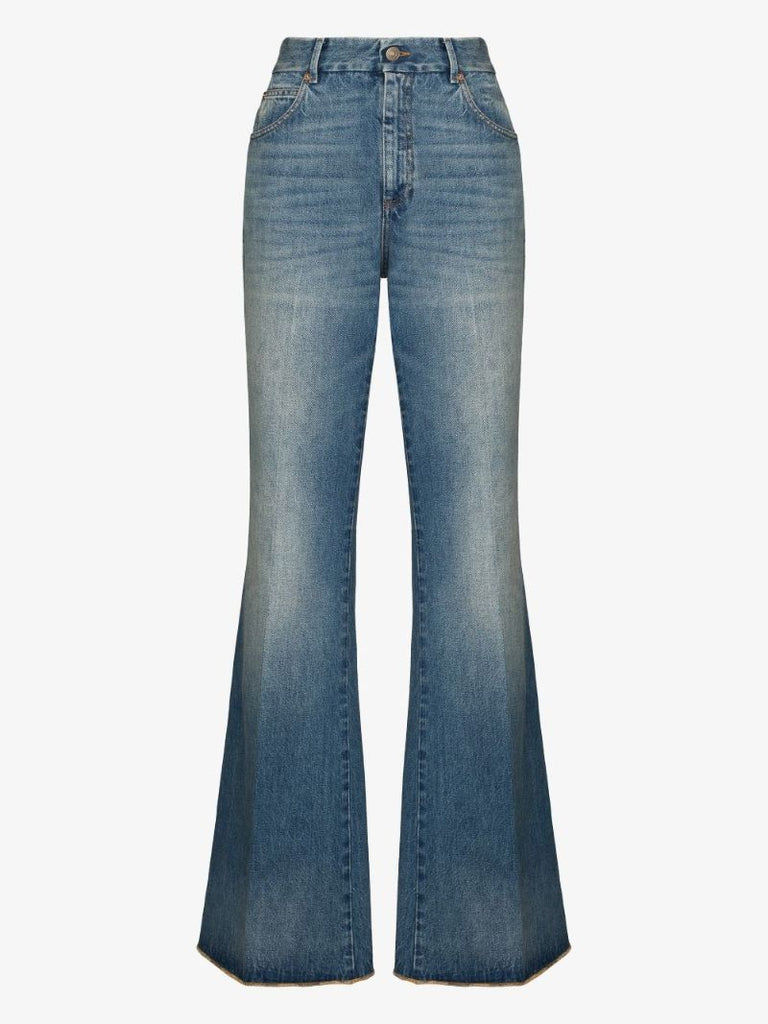 Flared Wide Leg Jeans