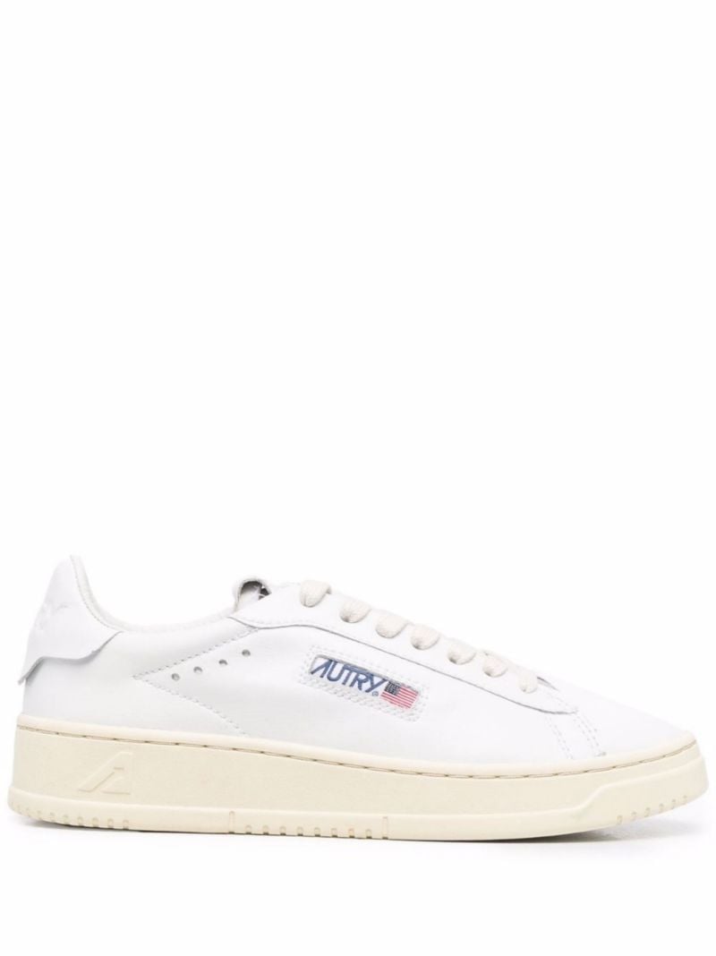 White Dallas Leather Sneakers
