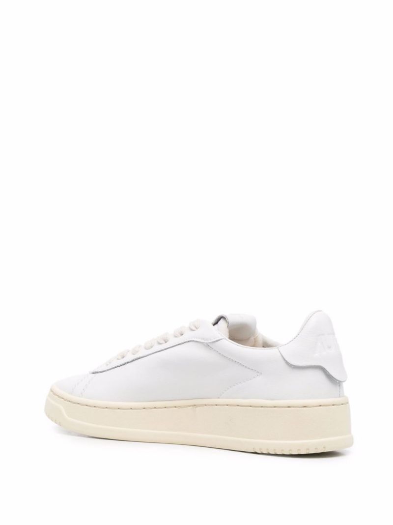 White Dallas Leather Sneakers