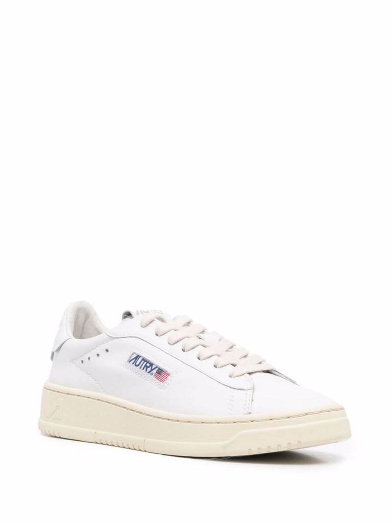 White Dallas Leather Sneakers