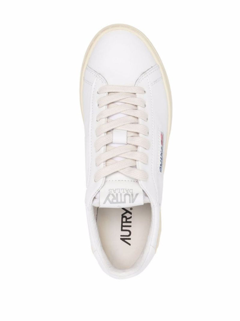 White Dallas Leather Sneakers