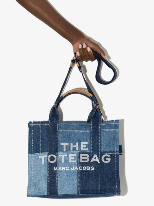 Blue the Small Traveler Denim Tote Bag