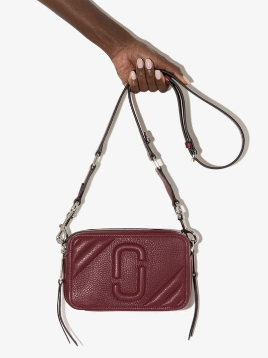Red the Moto Shot 21 Leather Cross Body Bag