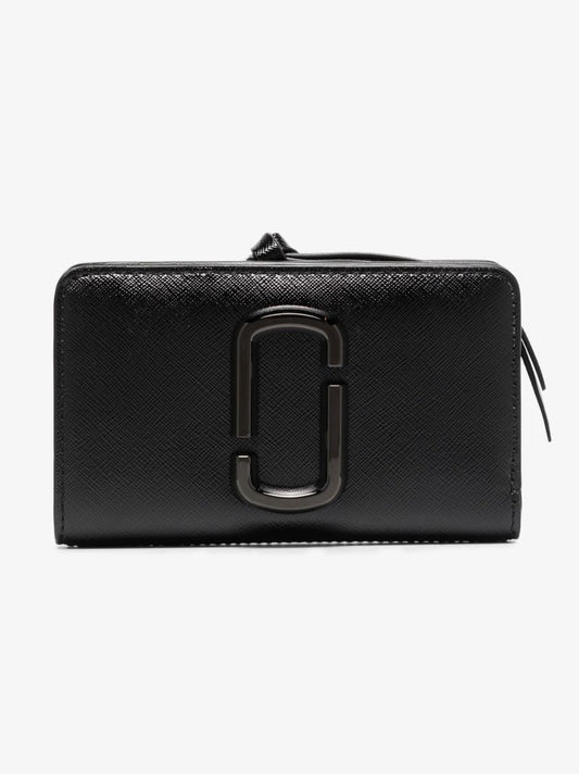 Black the Snapshot Mini Compact Wallet