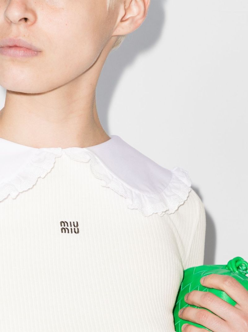 Peter Pan Collar Crop Top