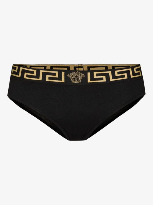 Black Greca Border Briefs