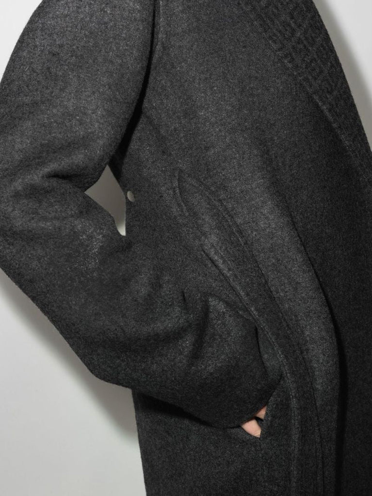 4g Monogram Wool Wrap Coat
