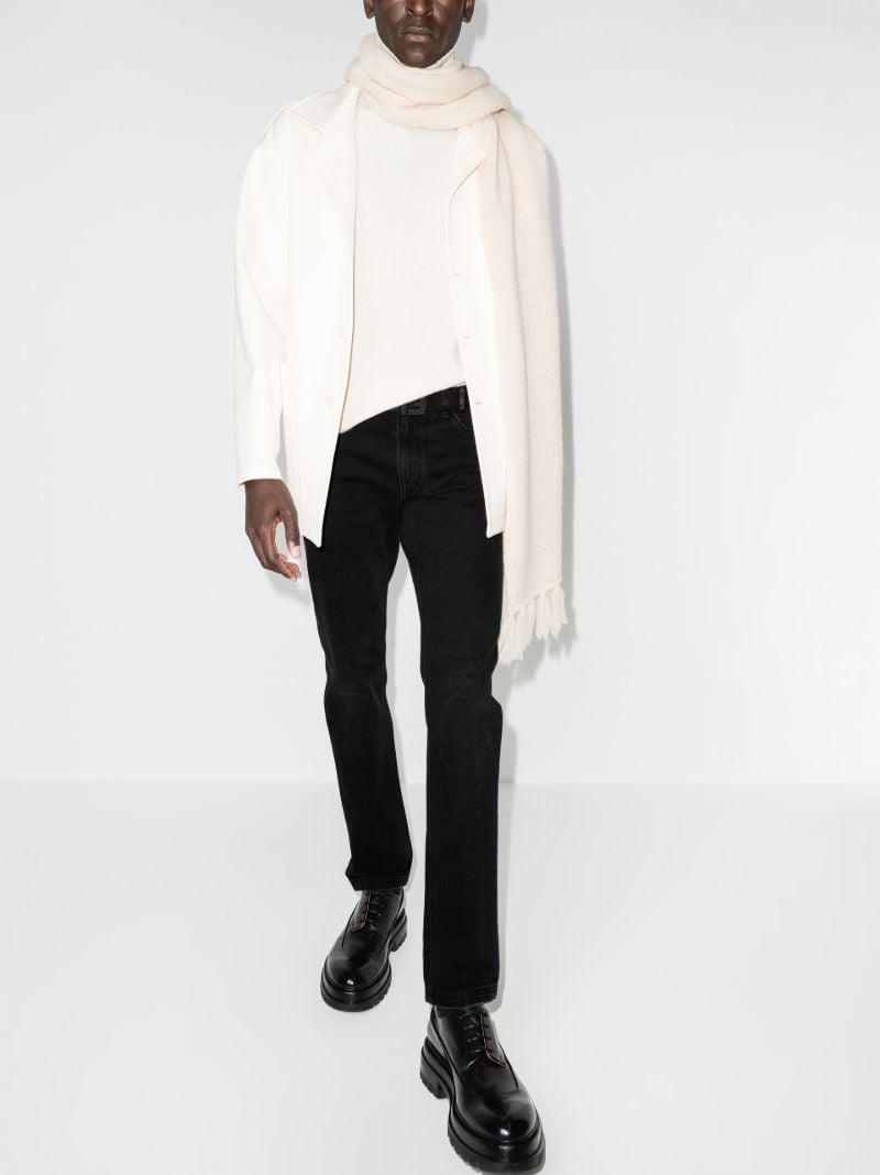 Logo Patch Slim Leg Jeans