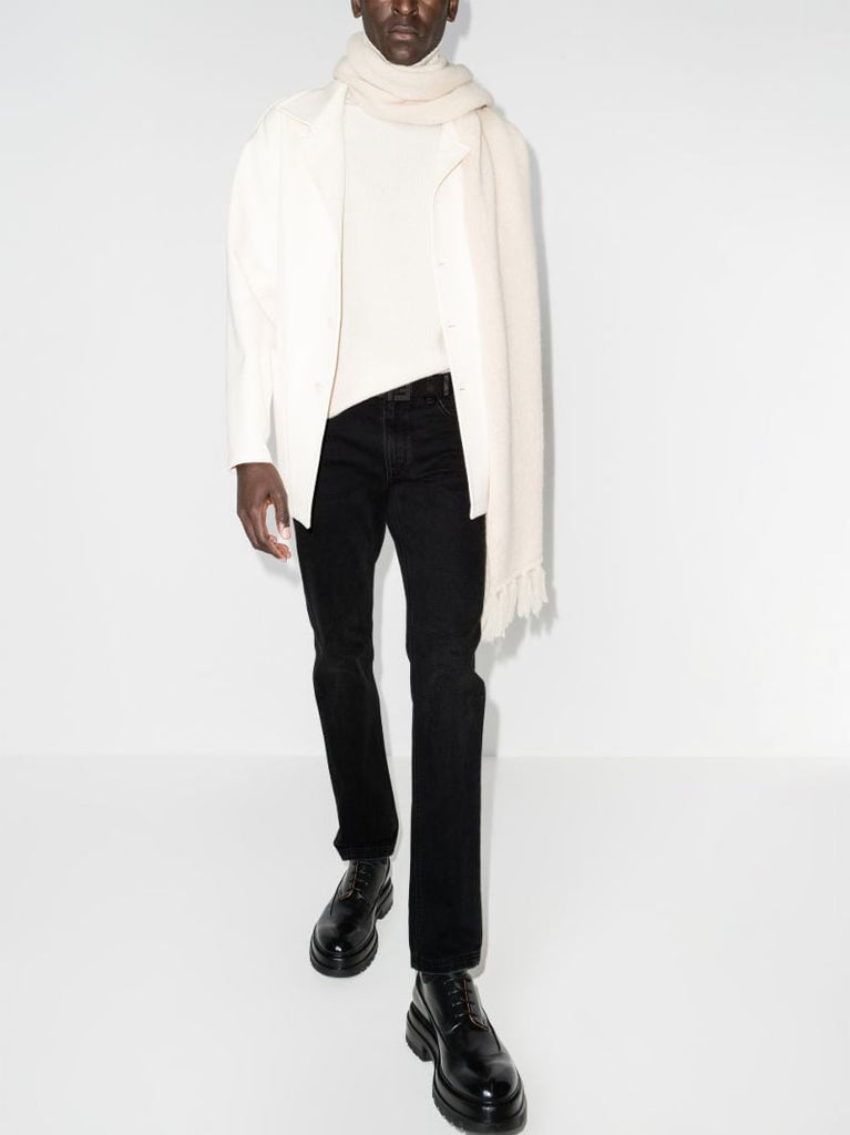 Logo Patch Slim Leg Jeans