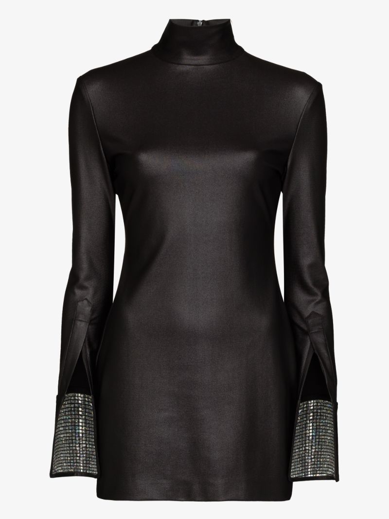 Crystal Cuff Mini Dress