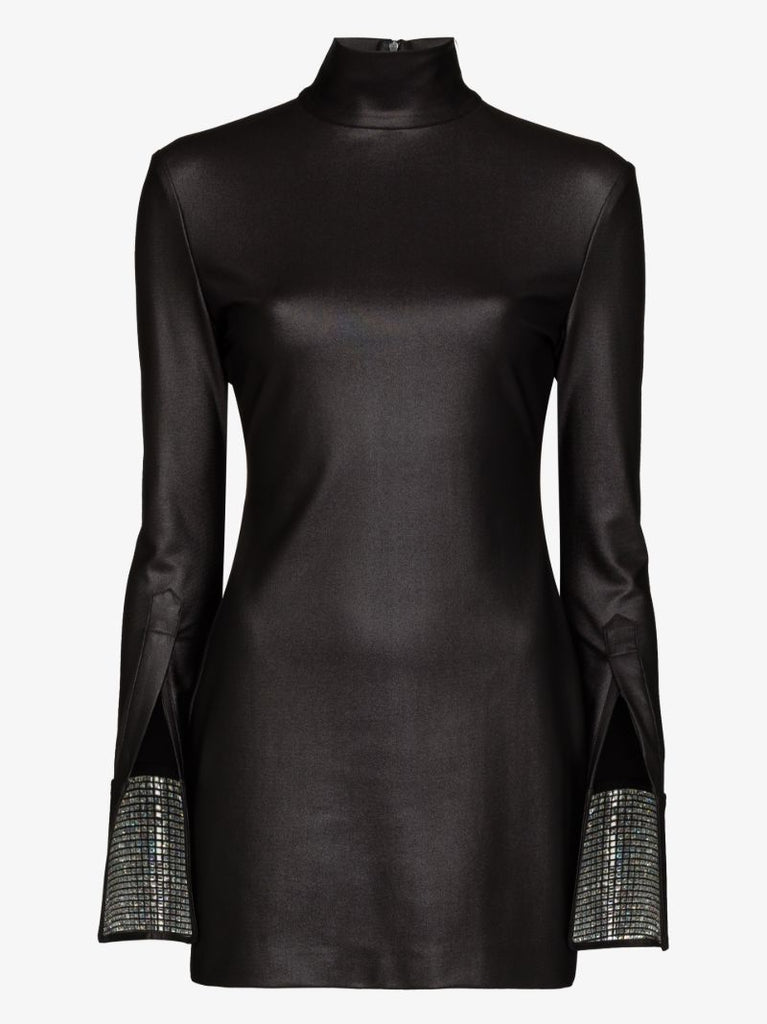 Crystal Cuff Mini Dress