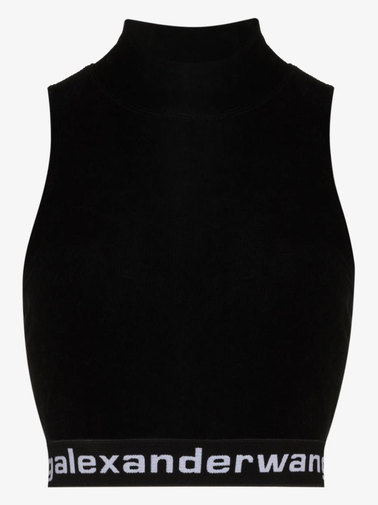 Cropped Logo Tank Top