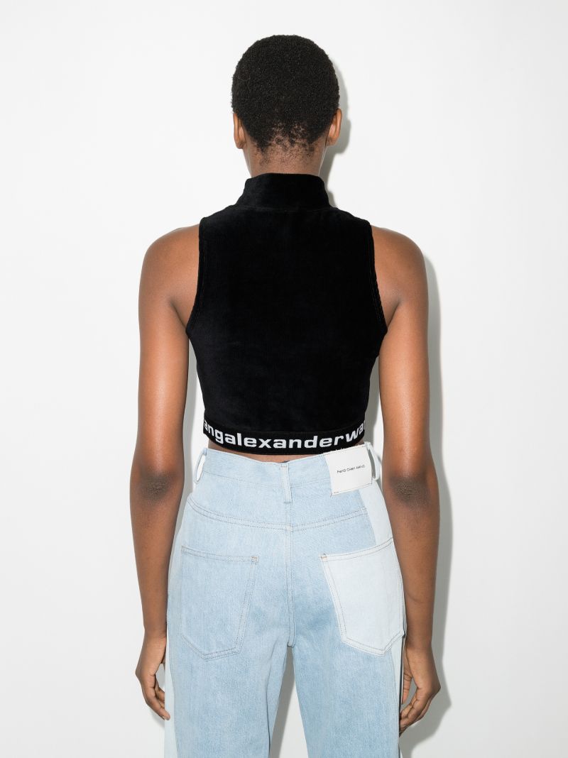 Cropped Logo Tank Top