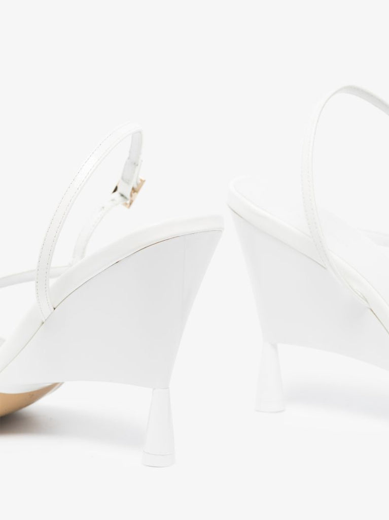 X Rosie Huntington-whiteley White Rosie 05 100 Leather Sandals