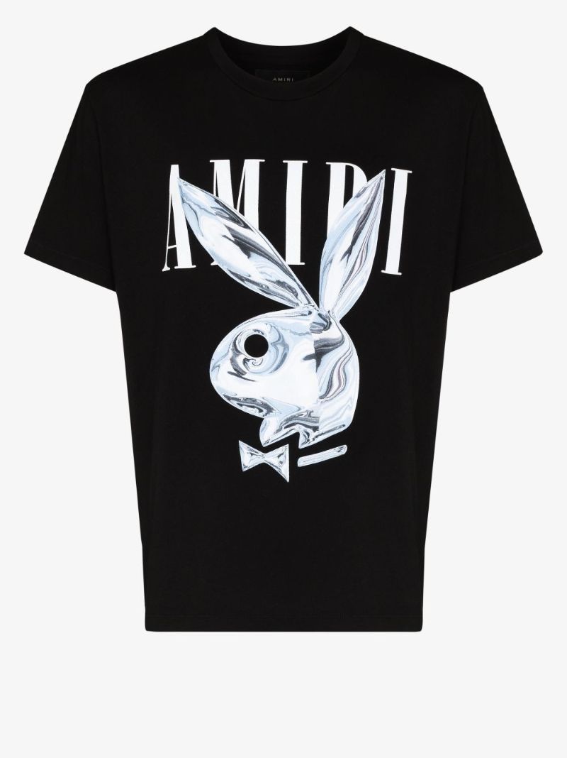X Playboy Bunny Logo Print T-shirt