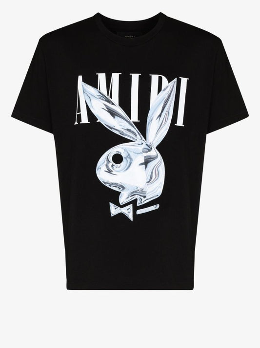 X Playboy Bunny Logo Print T-shirt