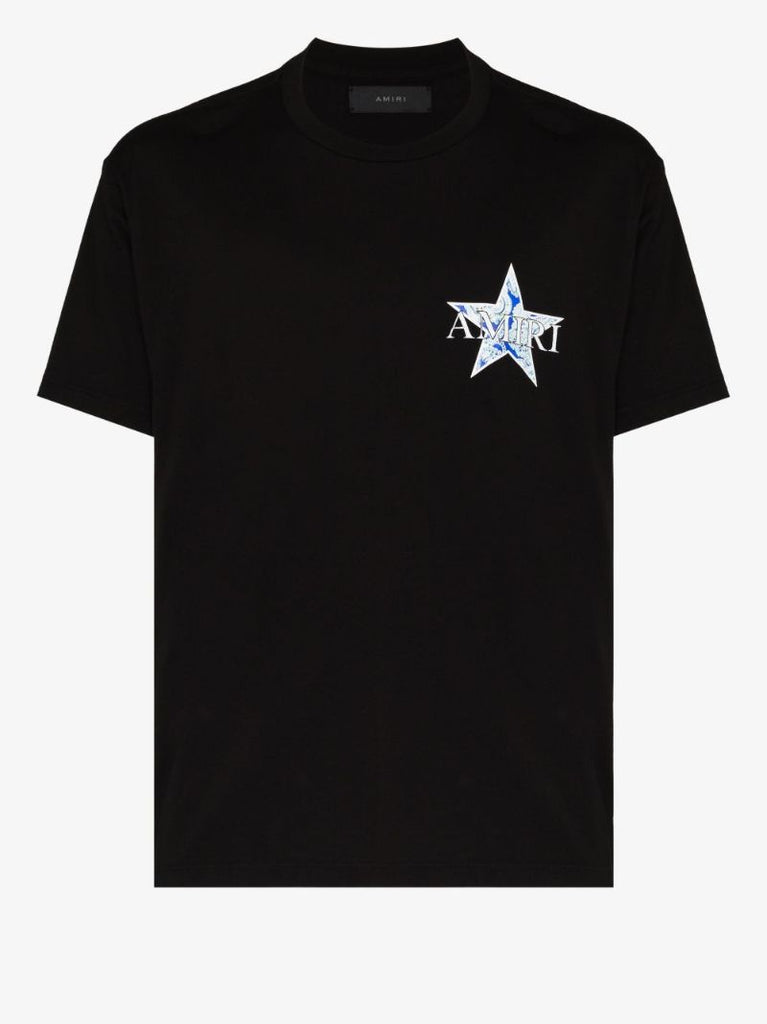 Paisley Star Logo Print T-shirt