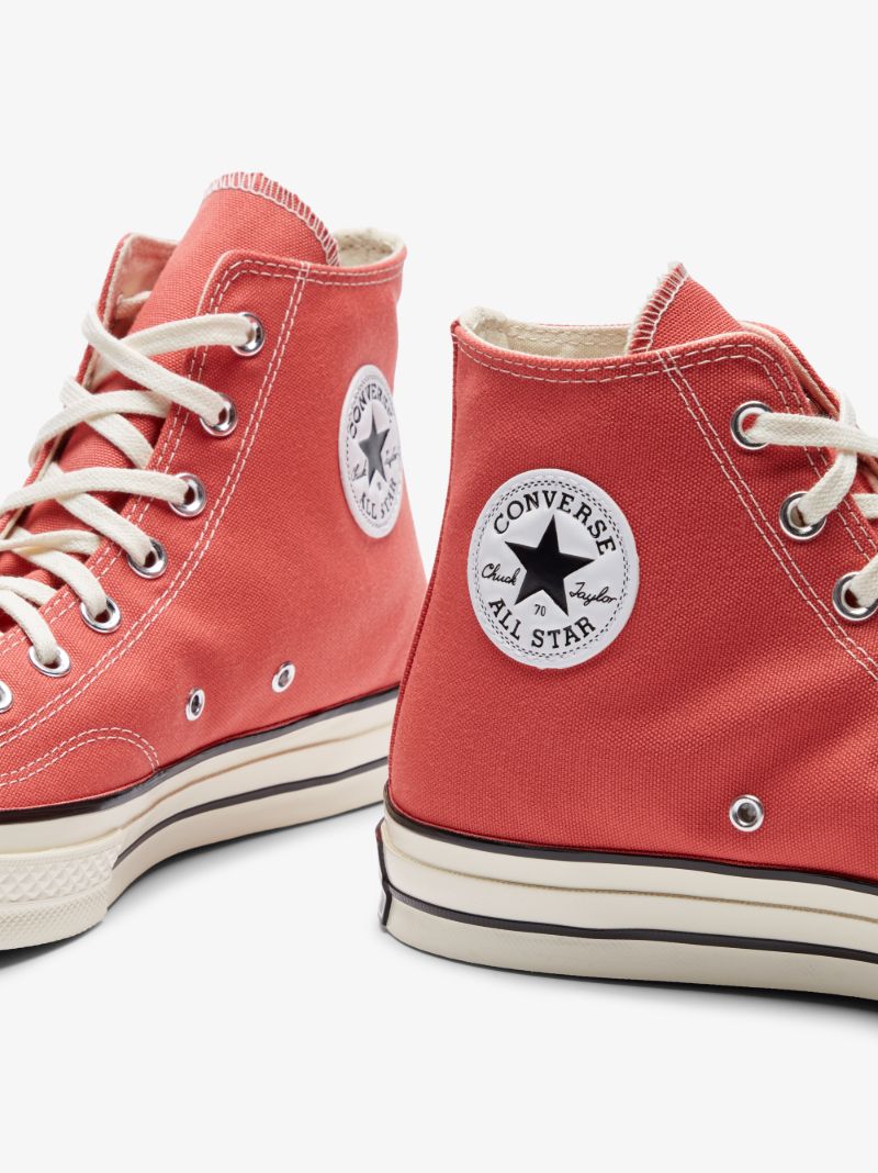 Orange Chuck 70 High Top Sneakers