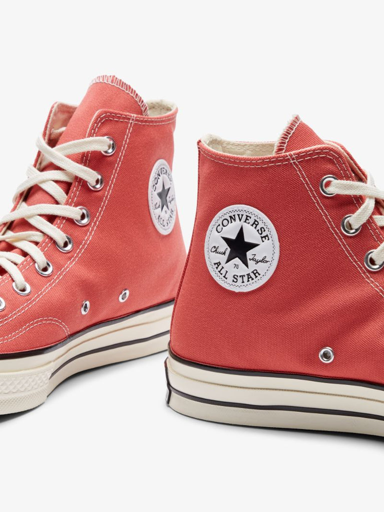 Orange Chuck 70 High Top Sneakers