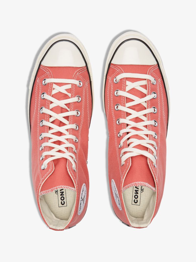 Orange Chuck 70 High Top Sneakers