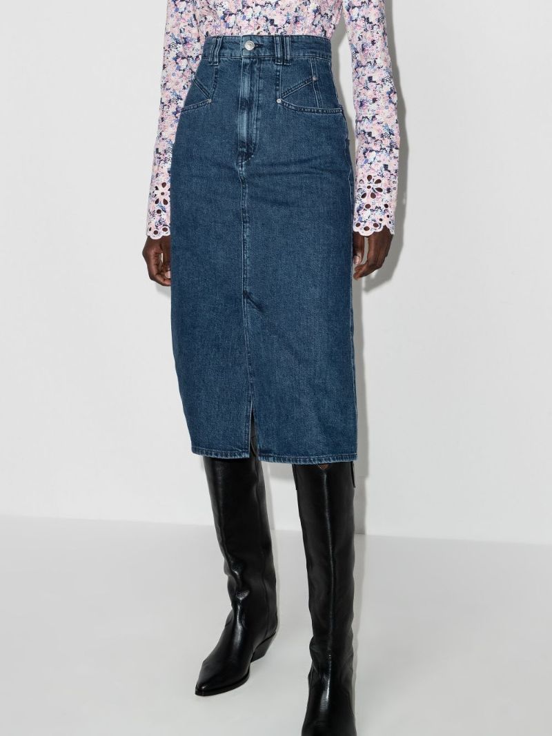 Dipoma High-rise Denim Skirt