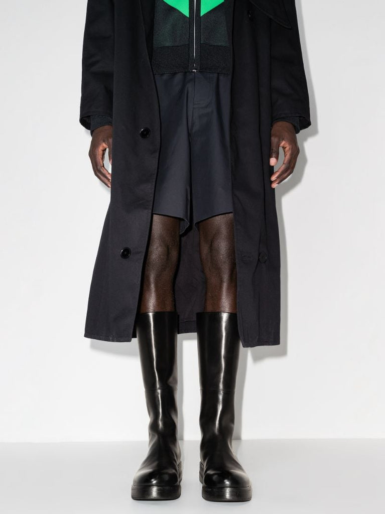 Black Zuccolona Leather Boots