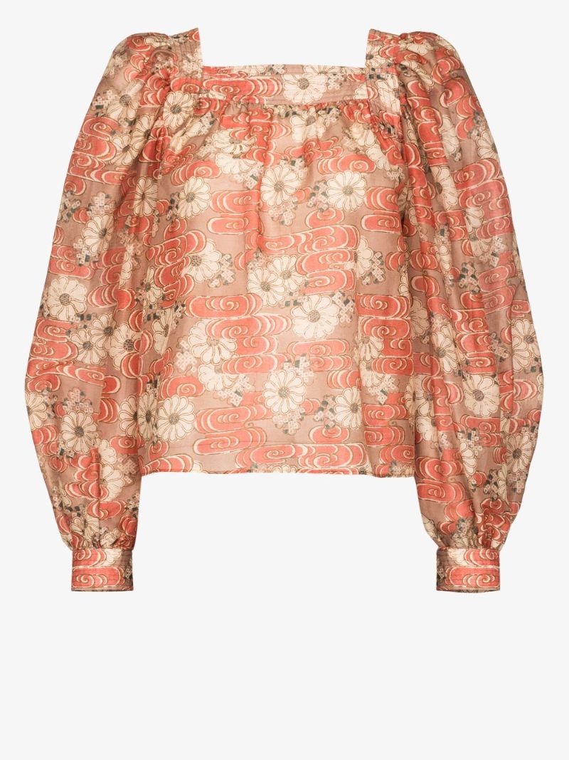 Doris Floral Print Blouse