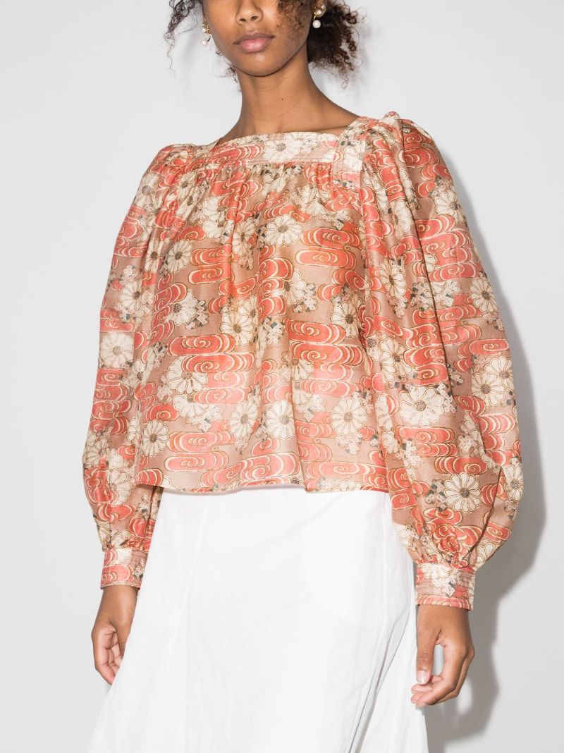 Doris Floral Print Blouse