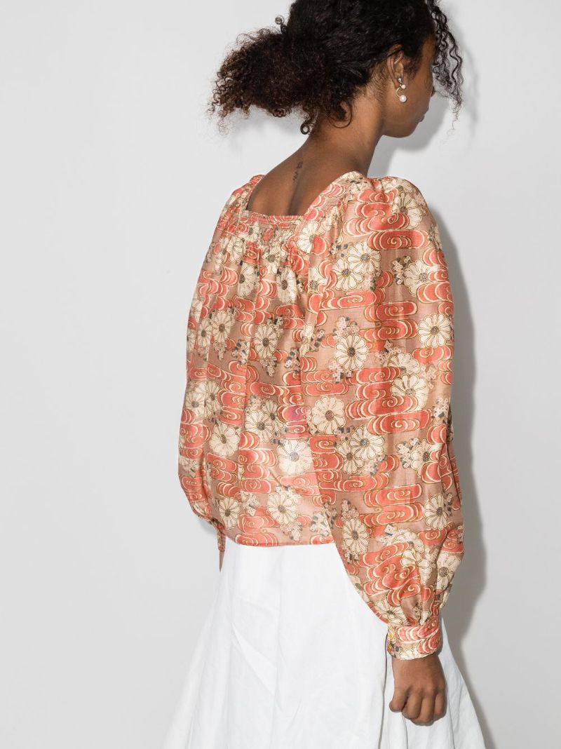 Doris Floral Print Blouse