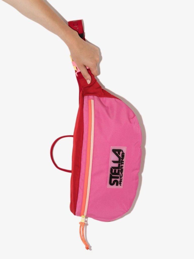 Pink Eco Nylon Cross Body Bag