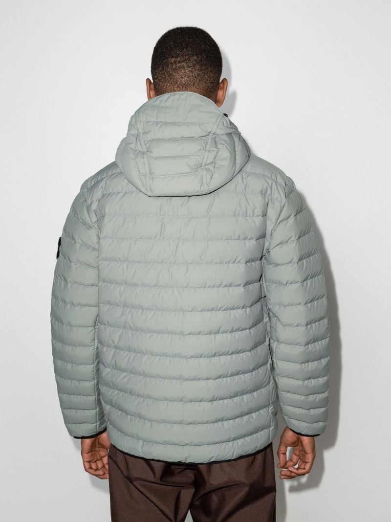 Logo Patch Puffer Jacket