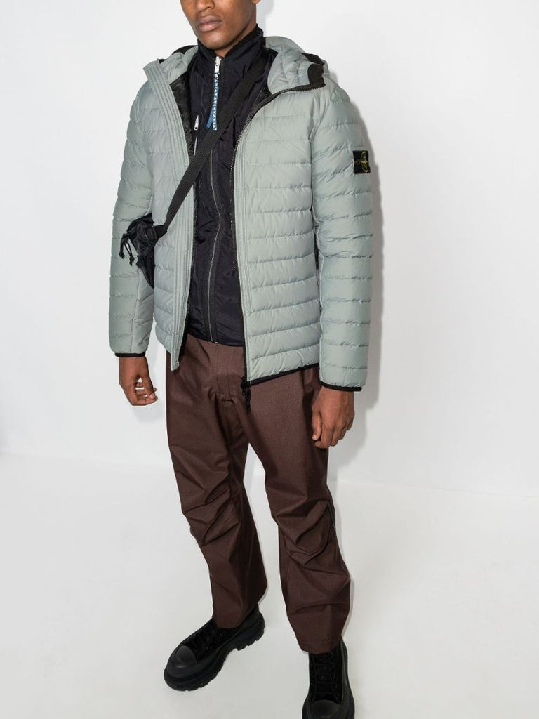 Logo Patch Puffer Jacket