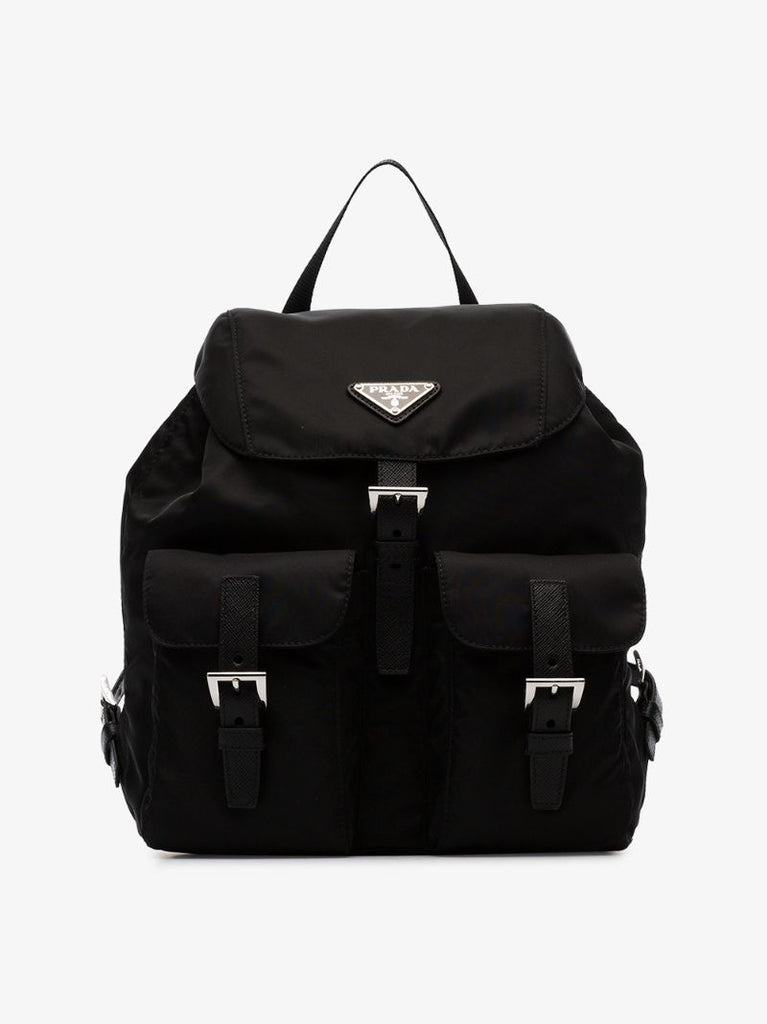 Black Nylon Backpack